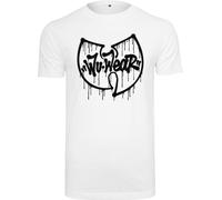 Wu-Wear Tee con logo gocciolanteite XS Bianco