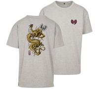 Wu-Wear Wu Vestiario Dragon Tee Maglia Parte Superiore Giubbotto Cotone