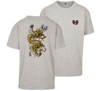 Wu-Wear Wu Vestiario Dragon Tee Maglia Parte Superiore Giubbotto Cotone