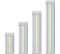 WUBAYI Confezione da 28 portachiavi colorati in filo di acciaio inossidabile - 7 colori, 10/15/20/25 cm - 2 mm filo rivestito in nylon portachiavi per bagagli, borse, chiavi, targhette identificative