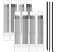 WUBAYI Confezione da 48 mine industriali per carpentiere, 2,8 mm, ricariche per marcatore a foro profondo per lavorazione del legno, costruzioni e disegno architettonico