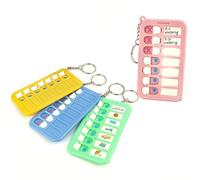 WUBAYI Organizer giornaliero e tabella di routine per bambini, riutilizzabile, per la scuola e la famiglia, confezione da 4, multicolore