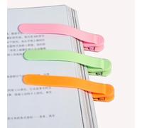 WUBAYI Set di 3 clip per segnalibri, per auto, in plastica, multicolore