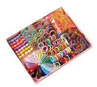 WUBAYI Set di 780 accessori per capelli per bambini, fermagli per capelli multicolore, set per ragazze e bambine