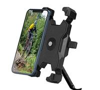 WUBAYI Supporto per cellulare da moto per specchietto retrovisore - Rimovibile universale per smartphone 3,5 - 6,8 pollici (8,9 - 17,3 cm)