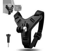 WUBAYI Supporto universale per casco per action camera, antivibrazione, con vite senza attrezzi, si adatta alla maggior parte dei supporti per casco (moto/ciclismo/bici)