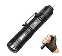WUBEN Flashlight LED 1200 Lumens Super Bright Ricaricabile Tactical Flash Light Waterproof 5 Modes Handheld Pocket Flashlights for Outdoor Camping Hiking Emergency (con batteria 18650)