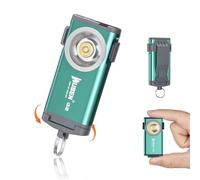 WUBEN G2 LED Mini Torcia 500 Lumen Portachiavi Luce Ricaricabile Portatile Magnetica Sottile COB Luce con Clip Posteriore 5 Modalità di Luce Torcia EDC per Viaggio Ricerca Campeggio