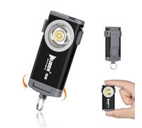 Wuben G2 LED Mini Torcia 500 Lumen Portachiavi Magnetica Portatile con Clip Posteriore 5 Modalità Luce EDC per Ricerca Viaggi Campeggio