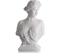 WUBIANJIE Statua della dea greca di Artemide, 30,5 cm, grande, per ufficio, libreria, casa, vestirsi in resina, statua della dea giovane Venere in gesso per gli amanti dei ritratti da collezione