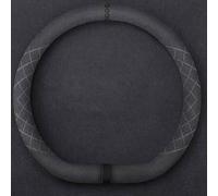 WUCHENGHH Coprivolante per Auto per Opel Vivaro 2019-2023, Copri Sterzo in Pelle Microfibra Coprivolanti Traspirante Antiscivolo Protezione Accessori,A/D~Type-A/Black