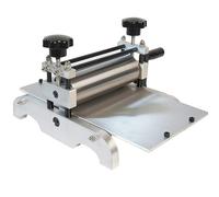 WUCIOA Pressa per Stampa Manuale, Piccola Macchina per Incisione in Acciaio con Maniglia, Altezza del Rullo Regolabile, Pannello 31x17 cm, Macchina da Stampa a pressa Piana per xilografia