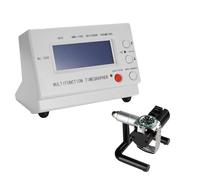 WUCIOA Tester per la misurazione della sincronizzazione degli orologi, cronometro professionale con sensore microfono, schermo LCD, 6 direzioni di misurazione, cronometro multifunzione