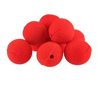 Wudaizhi 10 Pezzi/Lotto Naso da Pagliaccio Nasi di Spugna Rossi Naso di Schiuma Rossa Naso Rosso da Clown Giornata del Naso Rosso nasi Finti in Rosso Mardi Gras,Mardi Gras,Halloween