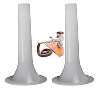 Wudaizhi 2 Pezzi Manuale di Plastica Salsiccia di Salsiccia di Riempitore di Imbuto Tubo Maker per Carni Macinacapelli per Salsiccia Fai da Te Spazzino Ugelli da Cucina Carne Cucina