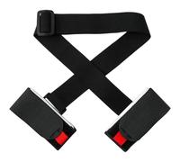 Wudaizhi Cinghia Portasci E Porta Bastoncini, Cinghia Portasci - Cinghie Portasci Regolabili in Nylon per Il Trasporto degli Sci - Cinghie Portasci Portatili E Comode per Spallacci