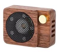 Wudaizhi Deodorante per Auto in Legno, Diffusore a Ventola a Forma di Altoparlante per Presa di Corrente, Decorazione Profumata per Interni Auto, Porta Oli Essenziali per Casa E Bagno