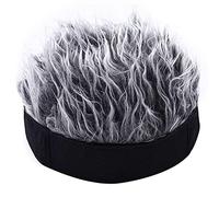 Wudaizhi novità per Le Visiere Tappo Anime Anime Hip Hop Berretto Berretto con Capelli Finti Unisex Cappello di Parrucca retrò Cappello Costume