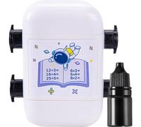 Wudaizhi Timbro Didattico Digitale a Rulli Timbro Matematico Riutilizzabile Divisione Moltiplicazione Domande di Pratica Matematica Entro 100 Regali per Scuola di Cancelleria per Studenti