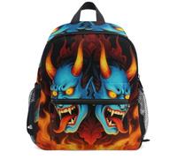 Wudan Mini zaino a tracolla per bambini modelli personalizzati, Demone Samurai Guerriero, Medium, Casual