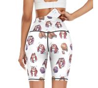 Wudan Pantaloni sportivi da donna ad alta elasticità, Granchi eremiti, M