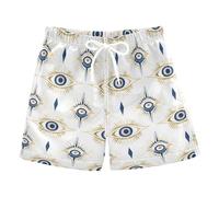 Wudan Retro Evil Eye Magia Occult Costume Da Bagno Del Bambino Ad Asciugatura Rapida Ragazzi Pantaloncini Surf Bambini Costumi Da Bagno Regali Gioventù 2T, Occulto magico retrò malocchio, 4 anni