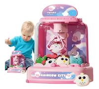 WUDLi Macchina afferra tutto, mini distributore automatico per bambini, gioco arcade macchina afferra tutto, bellissimo regalo, macchina afferra dolci, divertente distributore automatico di peluche