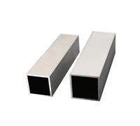 WUDOLI 2 pezzi 6063 Tubo quadrato in alluminio 10 mm x 80 mm Profilo tubolare rettangolare in alluminio for uso decorativo e funzionale Industria(20x20x1mm)