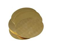 WUDOLI Disco in Ottone Piatto Tondo Dia. Foglio di Rame H62 da 50 mm 100 mm 150 mm 200 mm (Size : 0.8 x 50mm (5Pcs))