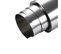 WUDOLI Lamiera in acciaio inossidabile 304, striscia sottile, spessore da 0,01 a 0,2 mm, larghezza 100 mm x lunghezza 1000 mm piano di lavoro(0.02mm)