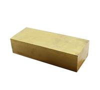 WUDOLI Lamiera piana e barra di ottone for la produzione di stampi di precisione e applicazioni di lavorazione dei metalli utensili(200mm x 10mm x 70mm)