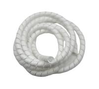 WUDOLI Manicotto for organizzatore di cavi a spirale da 1 metro, 35 mm, 40 mm, 45 mm, flessibile, for cavi di filo Strumenti(White,ID 45mm)