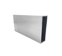 WUDOLI Profilo tubolare rettangolare in alluminio 6063 25x80 mm Tubo quadrato 1 mm 2 mm di spessore for applicazione decorativa Industria(25x80x1mm)