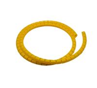 WUDOLI Tubo di protezione for cavi a spirale da 32 mm for organizzare e gestire i cavi del computer e del mouse Strumenti(Yellow,1.5 Meters)
