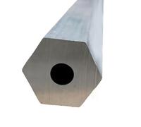 WUDOLI Tubo esagonale in alluminio 6063, asta esagonale cava for progetti fai da te e modellismo, telaio for porte e finestre Industria(24cm x S 30mm x D 22mm)