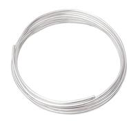 WUDOLI Tubo in alluminio cavo senza saldatura da 5 metri, bobina in alluminio puro 1060 for raffreddamento frigorifero e aria condizionata, design flessibile e pieghevole Industria(OD 6 x ID 4mm)