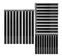 WUDQIJI Fascette stringicavo, 30 pezzi, 3 lunghezze, fascette fermacavi, regolabili, per casa, ufficio, giardino (15 cm, 20 cm, 30 cm)