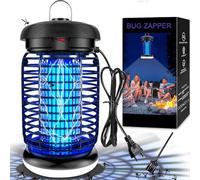 WUEAOA Insetticida elettrico a LED, 4200 V, 15 W, lampada UV per zanzare, per interni ed esterni