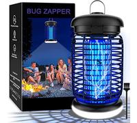 WUEAOA Insetticida elettrico a LED, 4200 V, 15 W, lampada UV per zanzare, per interni ed esterni, per zanzare, mosche, tarme