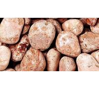 WUEFFE Ciottoli di Marmo Rosso Verona - Sacchi da 25 kg - Sassi Rossi Pietre Giardino (40/60 mm., 4 Sacchi da kg.25)