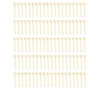 wueiooskj 100 Pezzi di Tee da Golf in Legno sfusi per Giocatori di Driving Range in Giardino, Allenamento Golf, 70 mm, Colore del Legno, 54mm