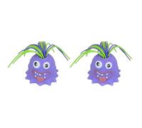wueiooskj 2 Pezzi, Divertenti Gadget Antistress con Linguetta Estraibile. Tira Un Urlo Diverso, con Gameplay Adatto a Bambini e Anziani, Viola