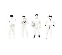 wueiooskj 4x figure in Per scala 1/64 di piccole persone per il plastico della stazione ferroviaria, plastico del treno