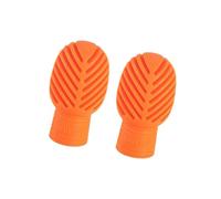 wueiooskj Bacchette per batteria, percussioni, campane, bacchette per batteria, smorzatori, pelli per, consigli per esercitarsi, eccellenti per il miglioramento delle, Arancia, 17x32mm