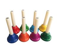 wueiooskj Campanelli musicali a 8 note per bambini, per matrimoni, insegnamento musicale e intrattenimento domestico o come regali interessanti per le persone. Set di campanelli a