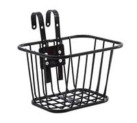 wueiooskj Cestino per bicicletta per bambini, manubrio anteriore per bicicletta, caratteristiche di guida, telaio in metallo resistente per bici da strada di montagna e per