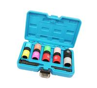 wueiooskj Comodo perno di estrazione incluso, set di chiavi a bussola per dadi arrugginiti e manicotto protettivo rimovibile, set chiavi a bussola esagonali impatto per ruota motrice da 1/2 pollici