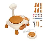 wueiooskj Il pacchetto include strumenti per tornio da vasaio, colori e materiali per il divertimento creativo dei bambini con la ceramica e per esercitare la coordinazione -mano e