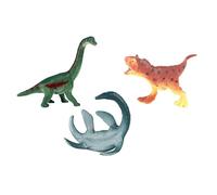 wueiooskj Il set di mini dinosauri offre un valore di gioco senza pari con 6 pezzi modelli figure dinosauri robusti e durevoli per piccoli avventurieri. Mini set