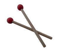 wueiooskj Kit di strumenti a percussione con mazze di gomma, parti sufficienti, quantità sufficiente di mazze di legno, impugnatura liscia, praticanti di yoga o meditazione, di, Rosso, 18.5x2.5 cm